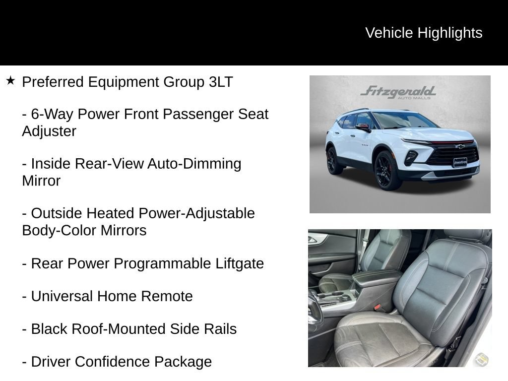 Used 2024 Chevrolet Blazer LT w/ Sound & Technology Package AWD/4WD image 9