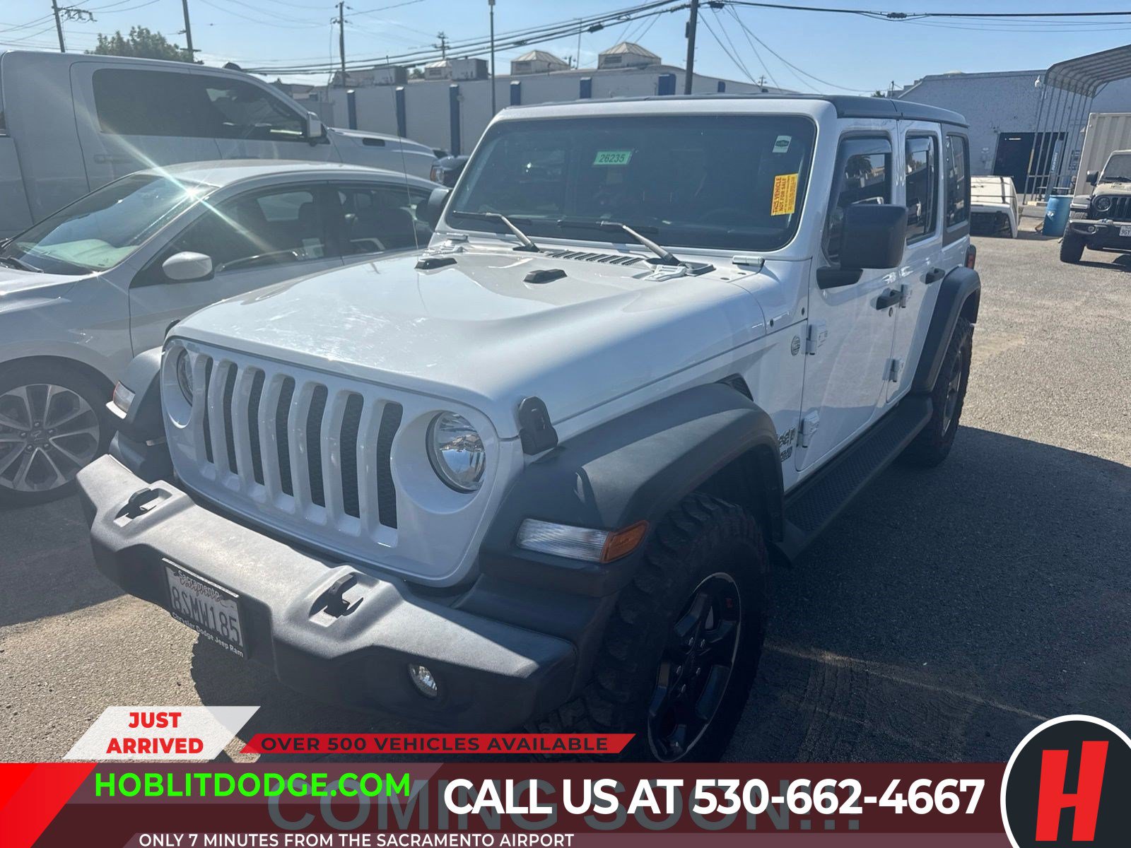 Certified 2019 Jeep Wrangler Unlimited Sport