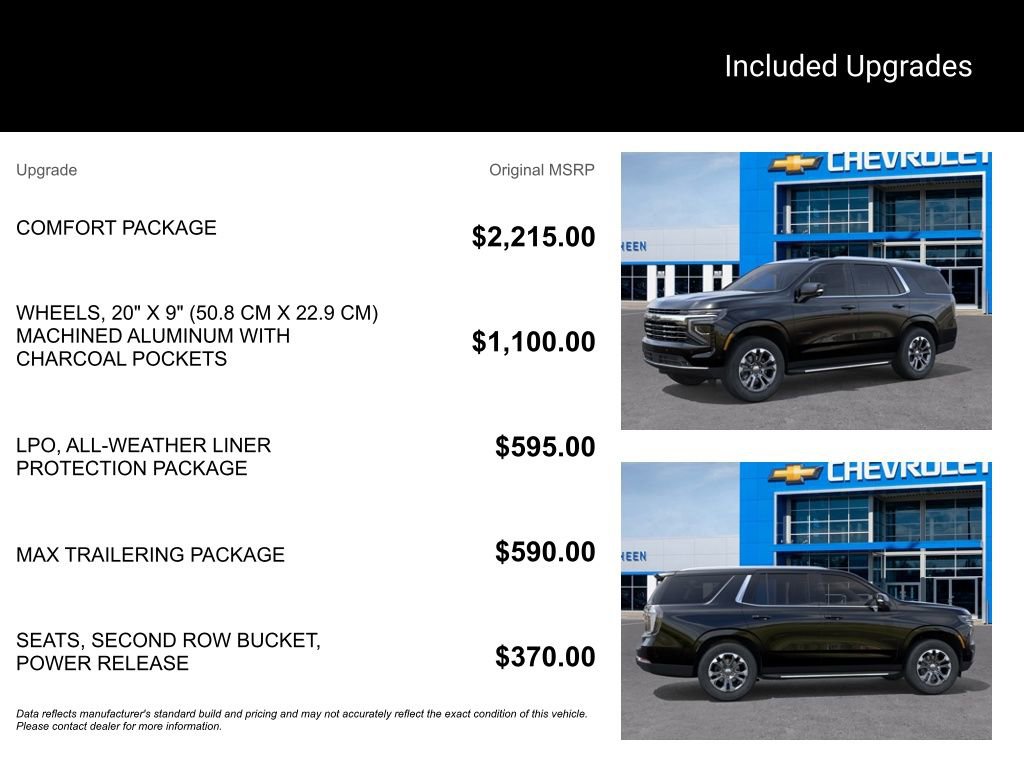 New 2026 Chevrolet Tahoe LT w/ Comfort Package image 5