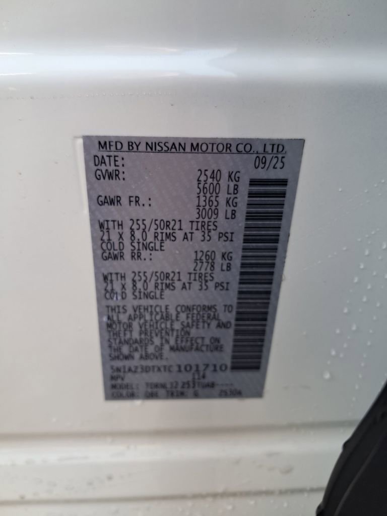 New 2026 Nissan Murano Platinum w/ Technology Package AWD/4WD image 31