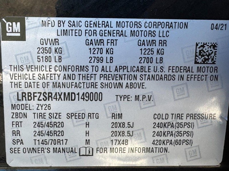 Used 2021 Buick Envision Avenir AWD/4WD image 27
