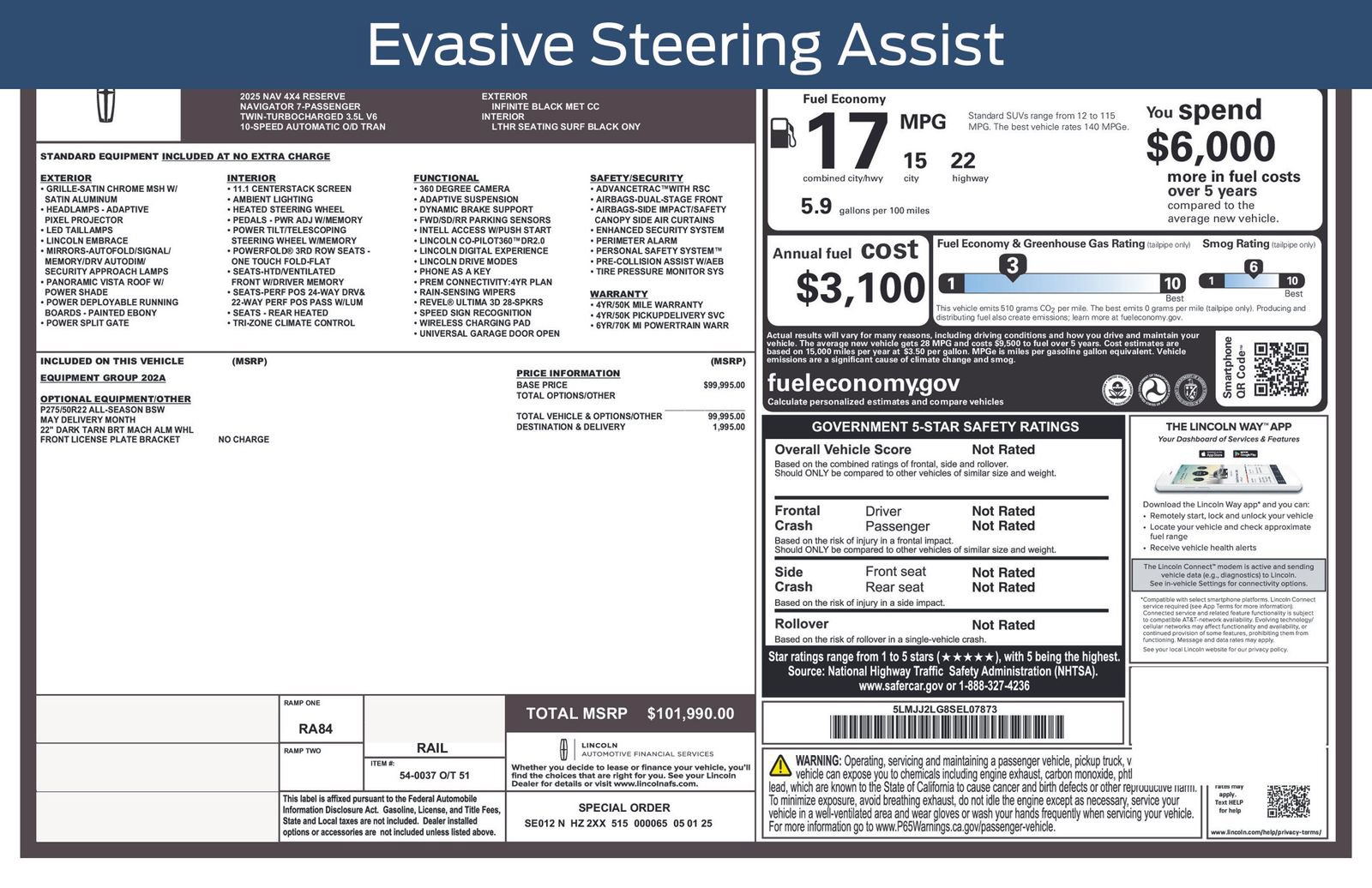 Used 2025 Lincoln Navigator Reserve AWD/4WD image 24