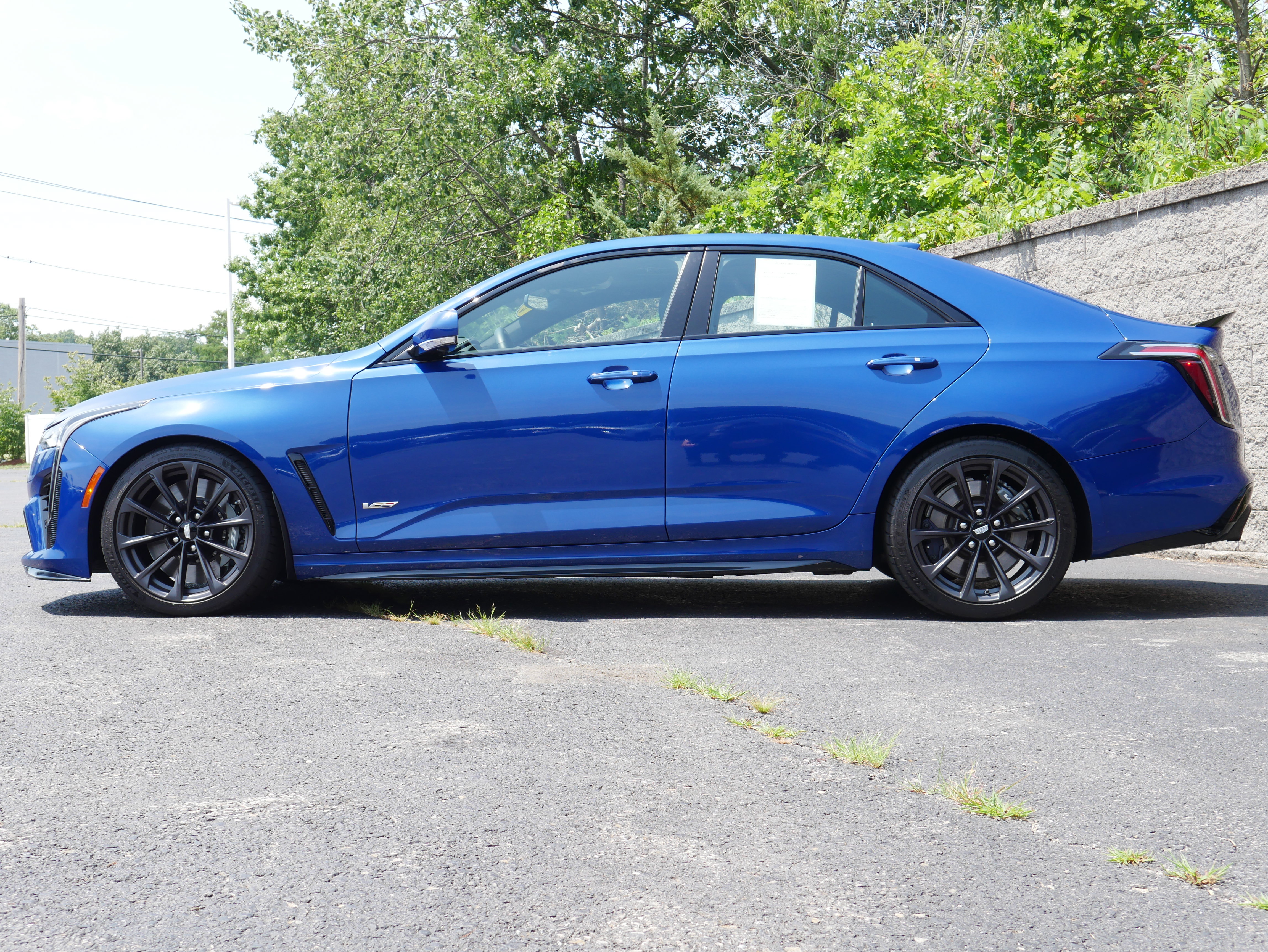 Certified 2022 Cadillac CT4 V Blackwing w/ Technology Package RWD image 3