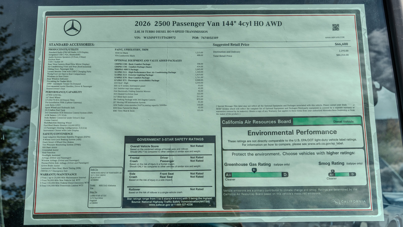 New 2026 Mercedes-Benz Sprinter 2500 image 37