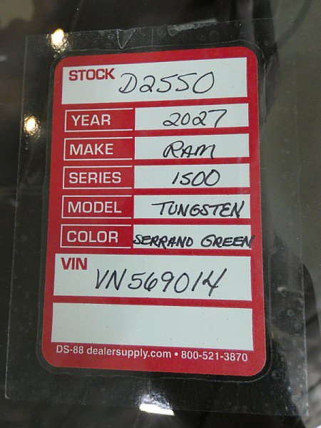 New 2027 RAM 1500 Tungsten AWD/4WD image 37
