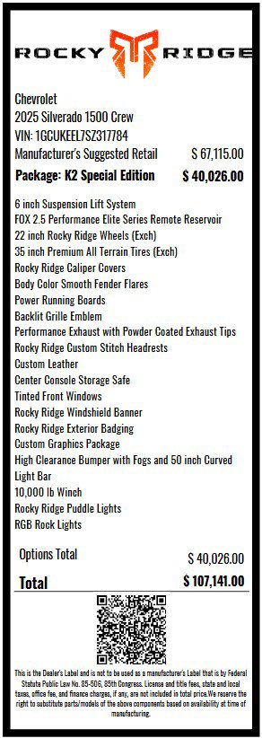 New 2025 Chevrolet Silverado 1500 RST image 37