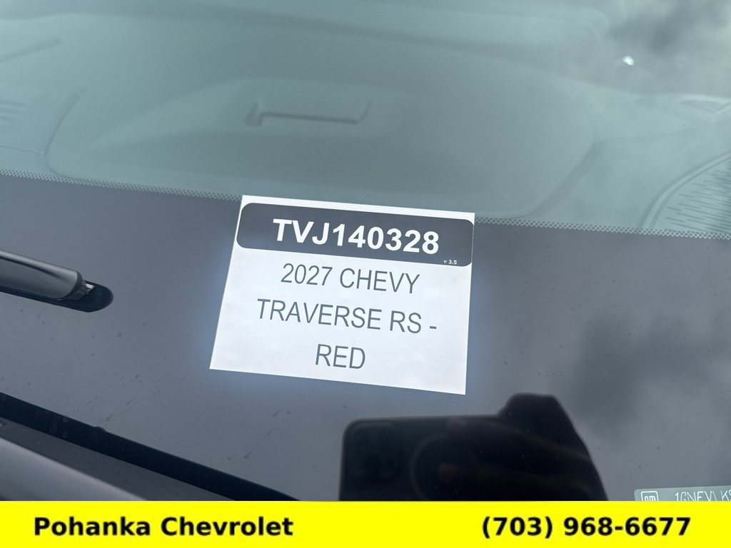 New 2027 Chevrolet Traverse RS AWD/4WD image 40