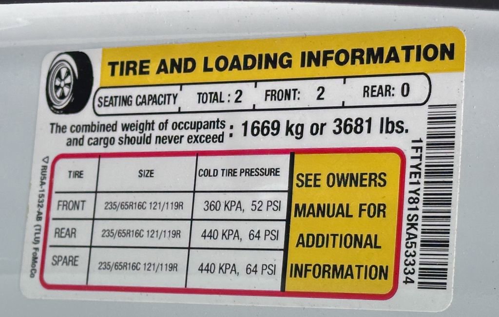 New 2025 Ford Transit 150 Low Roof w/ Load Area Protection Package image 28