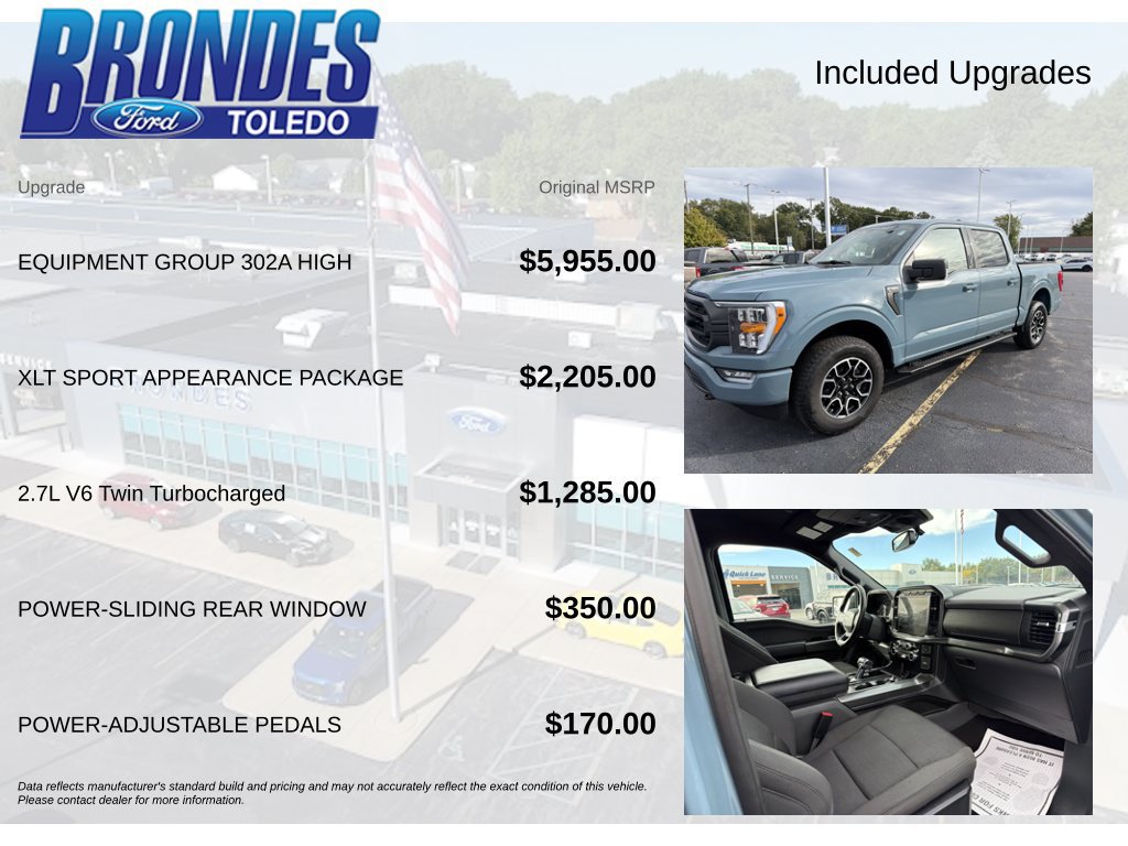 Used 2023 Ford F150 XLT w/ Equipment Group 302A High AWD/4WD image 6