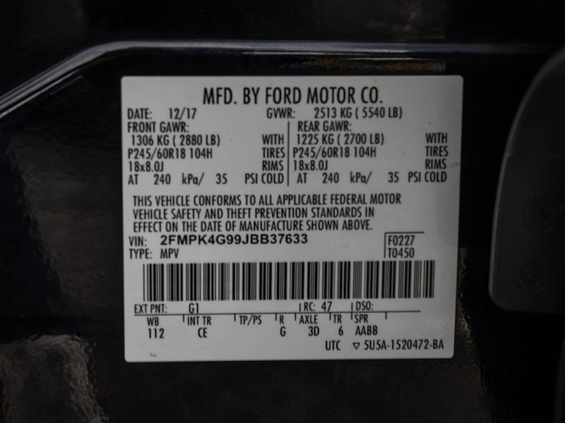 Used 2018 Ford Edge SE w/ Cargo Accessory Package image 32