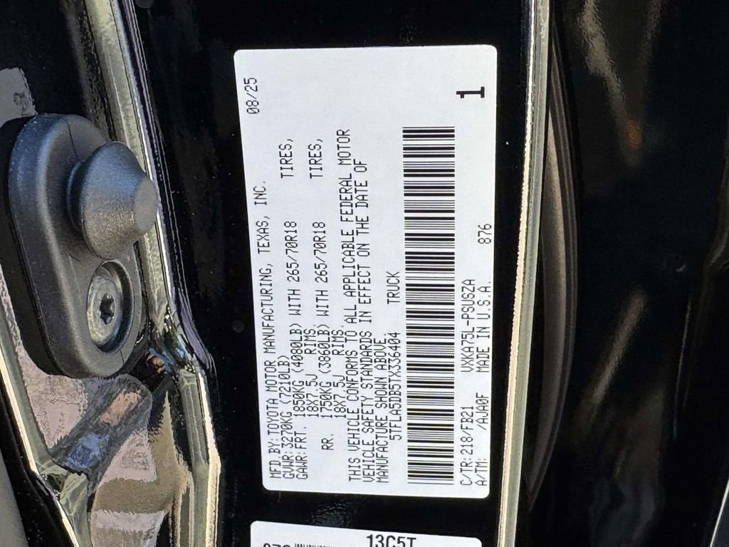 New 2026 Toyota Tundra SR5 image 25