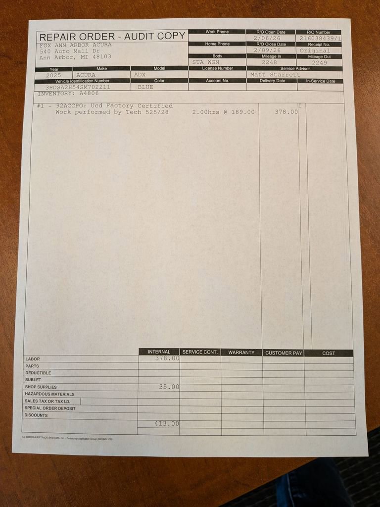Certified 2025 Acura ADX A-Spec image 30