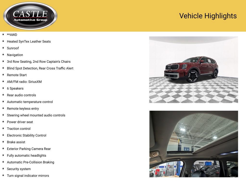 Used 2023 Kia Telluride S w/ S Sunroof Package AWD/4WD image 4