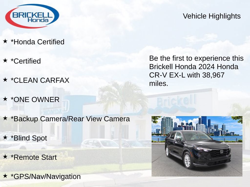 Used 2024 Honda CR-V EX-L image 9