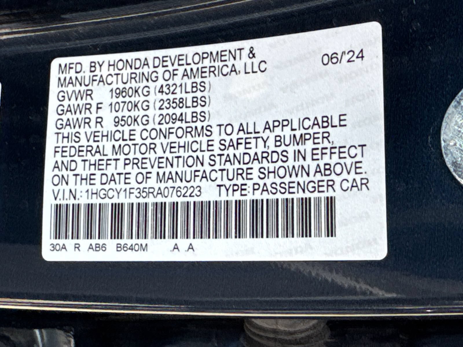 Used 2024 Honda Accord EX image 31