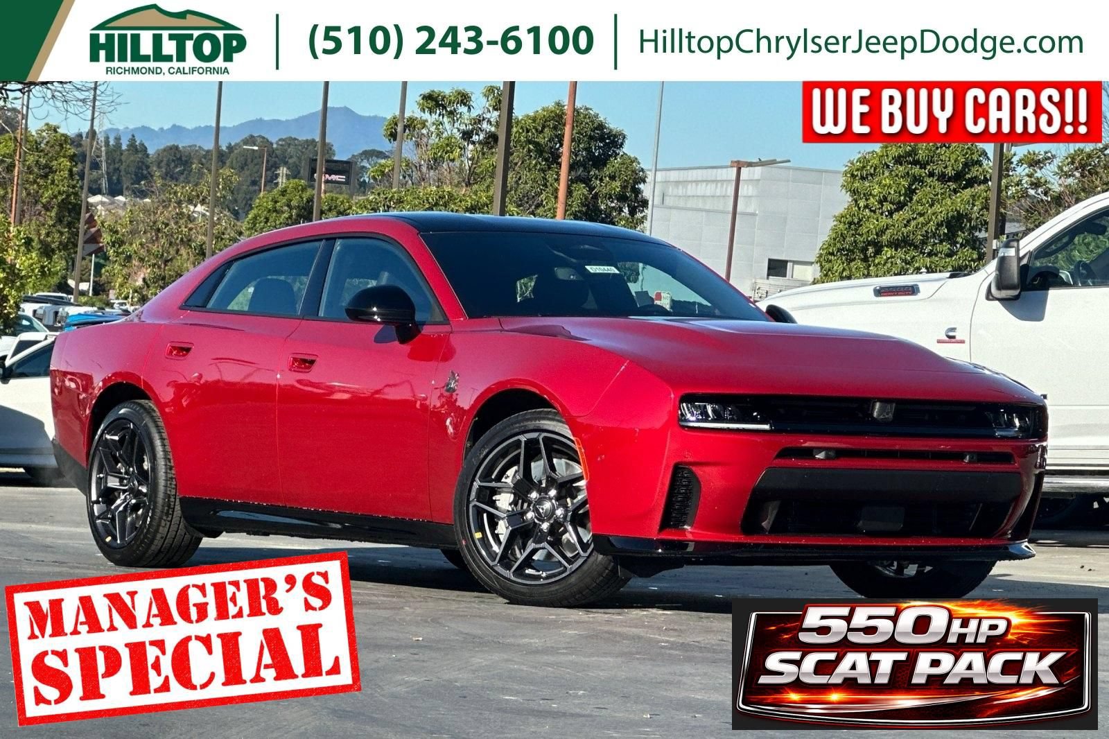 New 2026 Dodge Charger Scat Pack w/ Blacktop Package