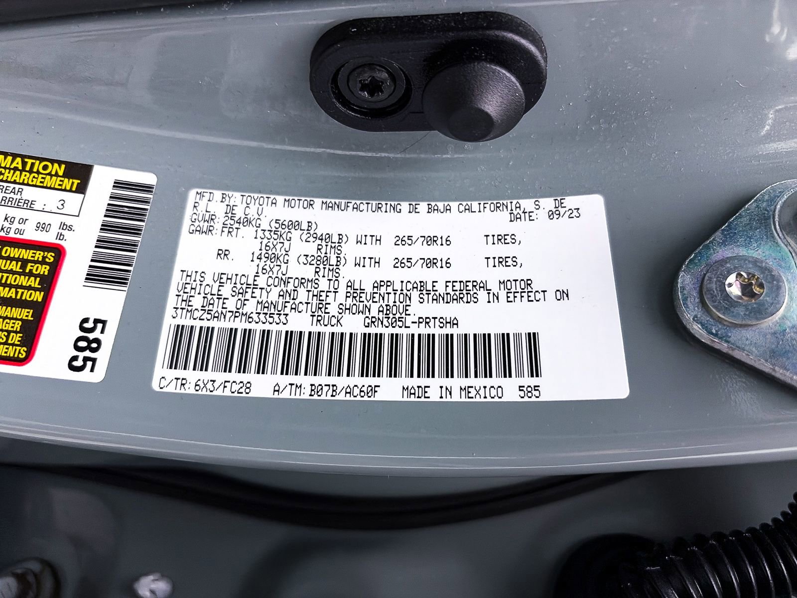 Used 2023 Toyota Tacoma 4x4 Double Cab w/ Trail Edition image 42