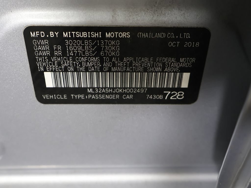Used 2019 Mitsubishi Mirage GT FWD image 42