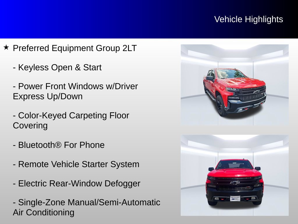 Used 2020 Chevrolet Silverado 1500 LT Trail Boss w/ Convenience Package AWD/4WD image 12