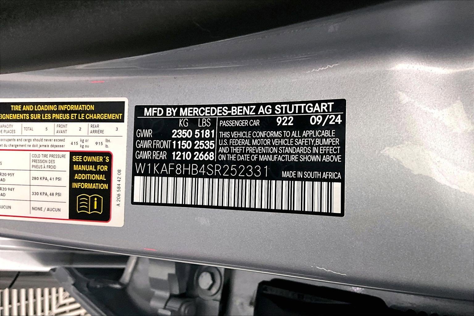 Certified 2025 Mercedes-Benz C 43 AMG 4MATIC Sedan image 33
