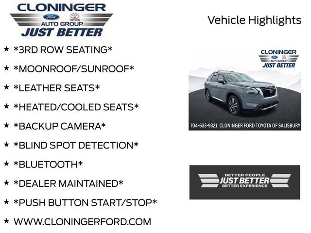 Used 2024 Nissan Pathfinder Platinum FWD image 3