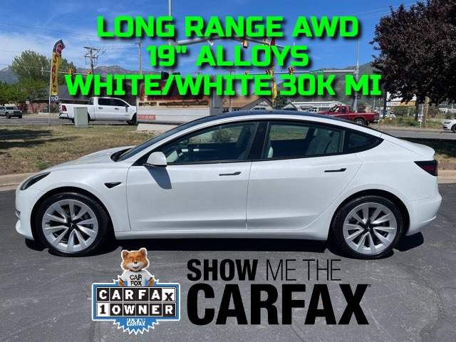 Used 2022 Tesla Model 3 Long Range AWD/4WD image 1