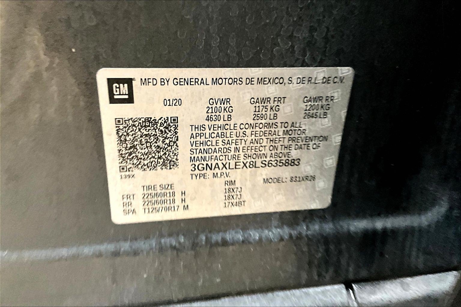 Used 2020 Chevrolet Equinox LT FWD image 19
