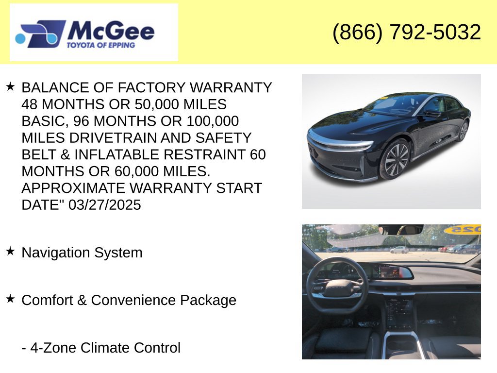 Used 2025 Lucid Air Touring AWD/4WD image 12
