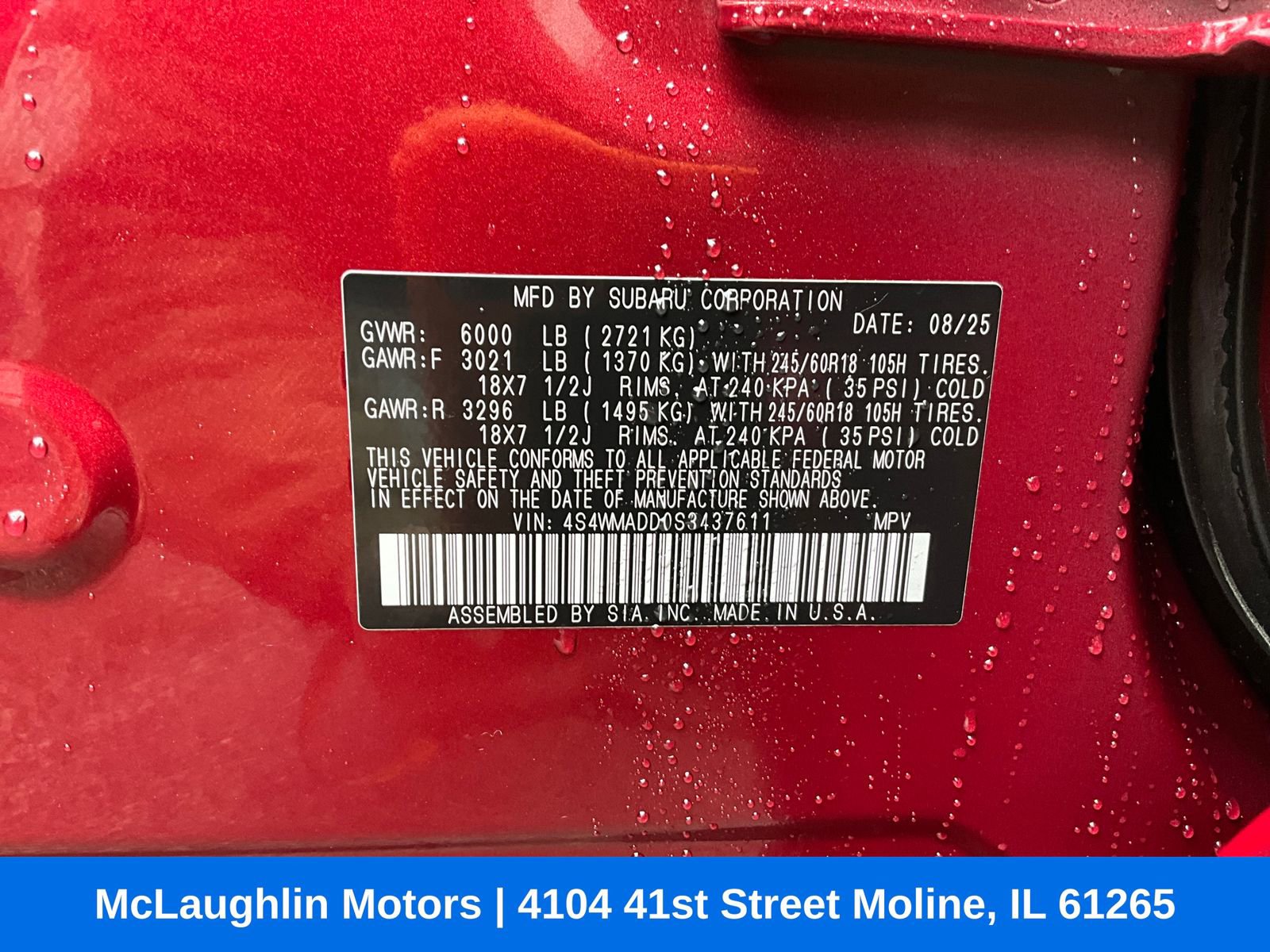 Certified 2025 Subaru Ascent Premium image 19