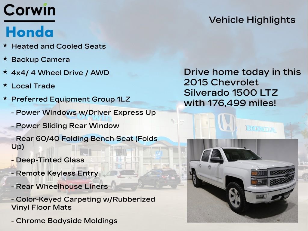 Used 2015 Chevrolet Silverado 1500 LTZ w/ LTZ Plus Package image 7