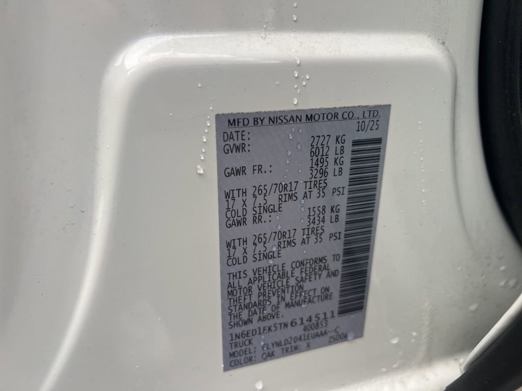 Used 2026 Nissan Frontier PRO-4X AWD/4WD image 14