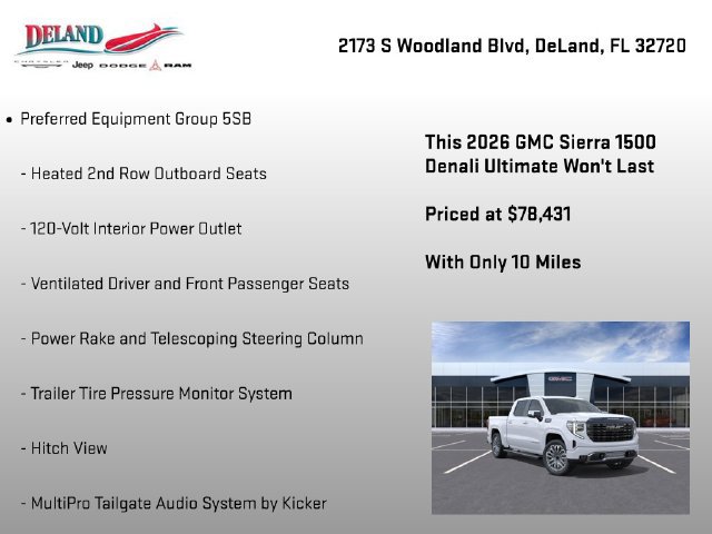 New 2026 GMC Sierra 1500 Denali Ultimate AWD/4WD image 29