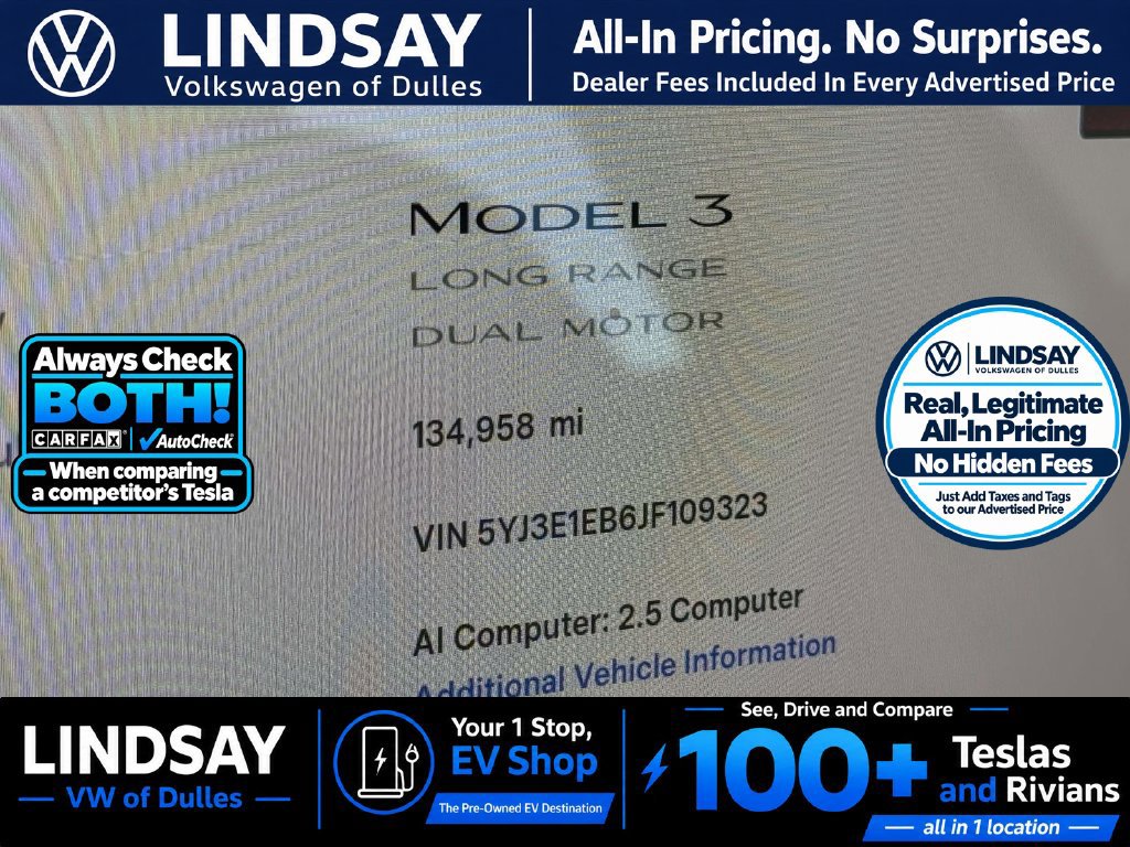 Used 2018 Tesla Model 3 Long Range AWD/4WD image 30