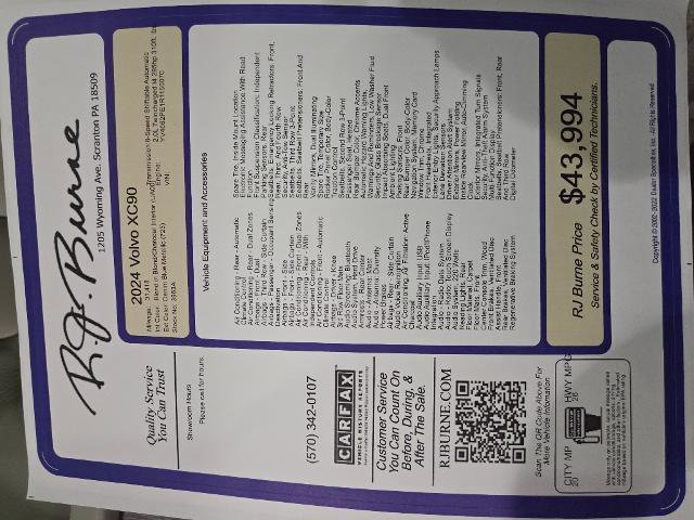 Used 2024 Volvo XC90 B6 Plus w/ Protection Package Premier image 27