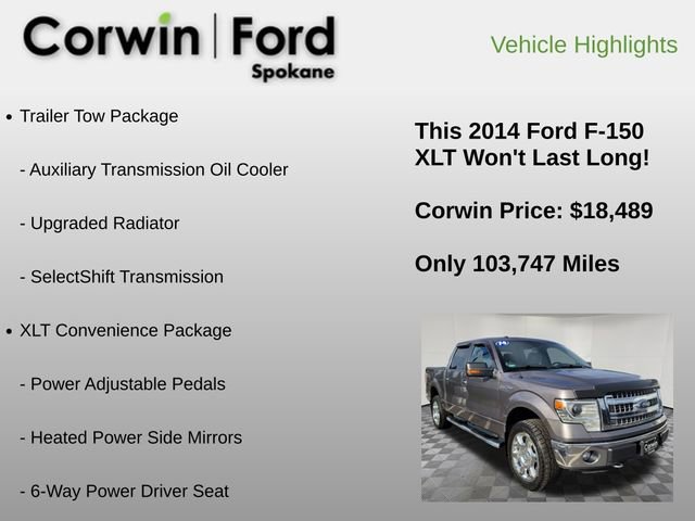 Used 2014 Ford F150 XLT w/ Equipment Group 302A Luxury image 12