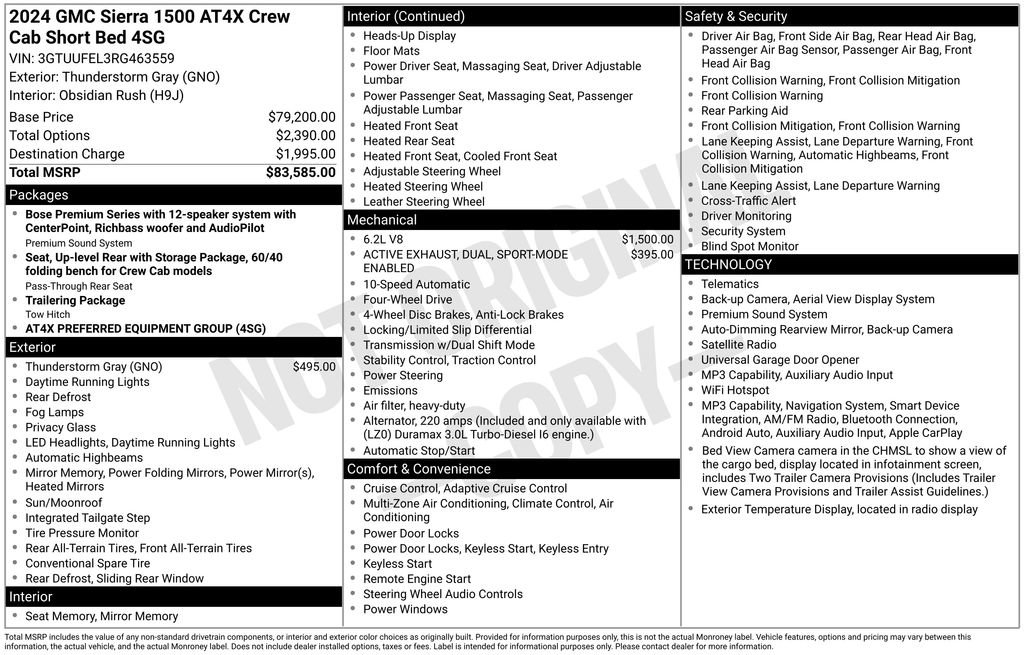 Used 2024 GMC Sierra 1500 AT4X AWD/4WD image 24