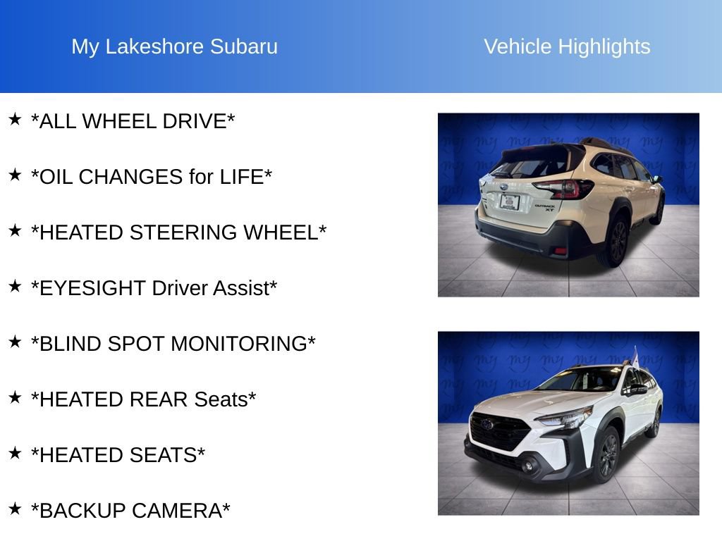 Certified 2024 Subaru Outback Onyx Edition XT AWD/4WD image 6