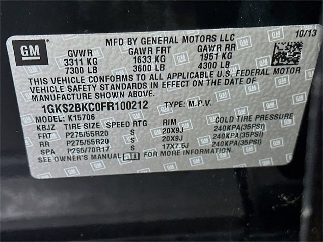 Used 2015 GMC Yukon SLT w/ HD Trailering Package image 18