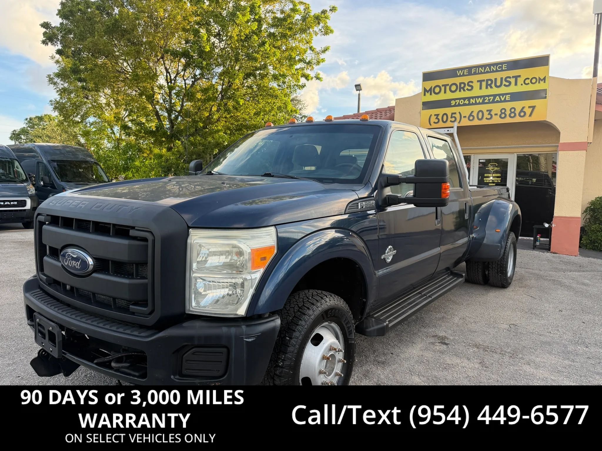 Used 2015 Ford F350 4x4 Crew Cab DRW Super Duty w/ Power Equipment Group image 1