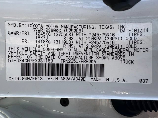 Used 2014 Toyota Tacoma PreRunner w/ Convenience Package RWD image 28