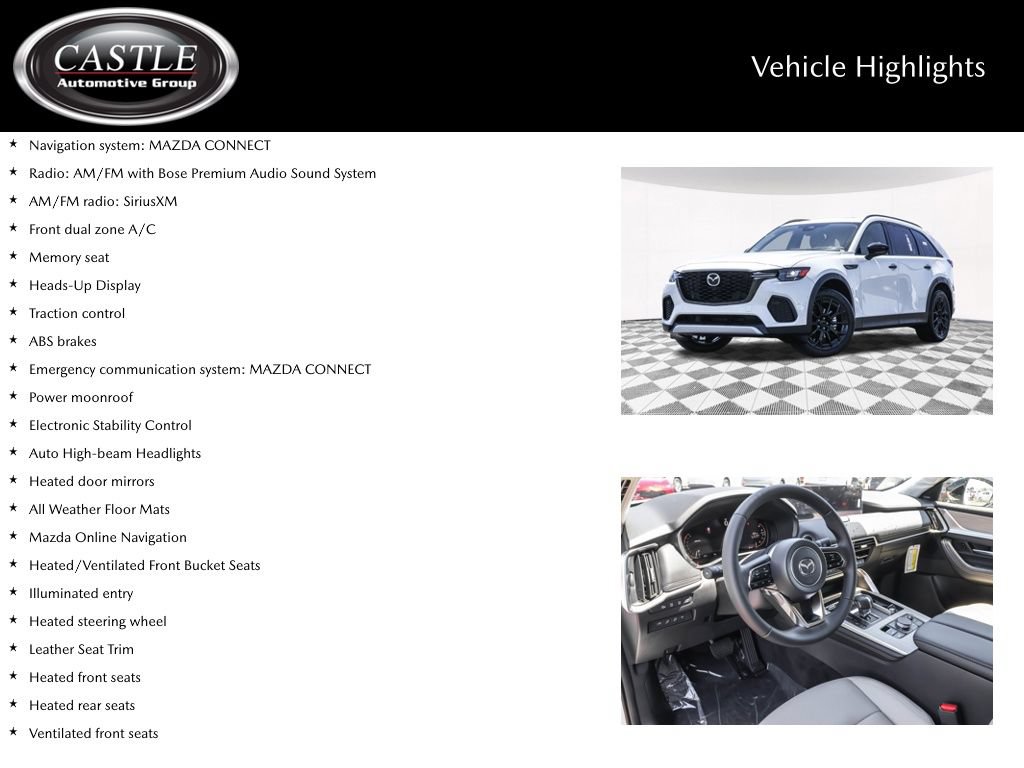 New 2026 MAZDA CX-70 3.3 Turbo w/ Premium Package AWD/4WD image 4