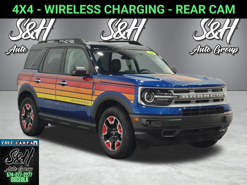 Used 2024 Ford Bronco Sport Free Wheeling w/ Convenience Package AWD/4WD video 1