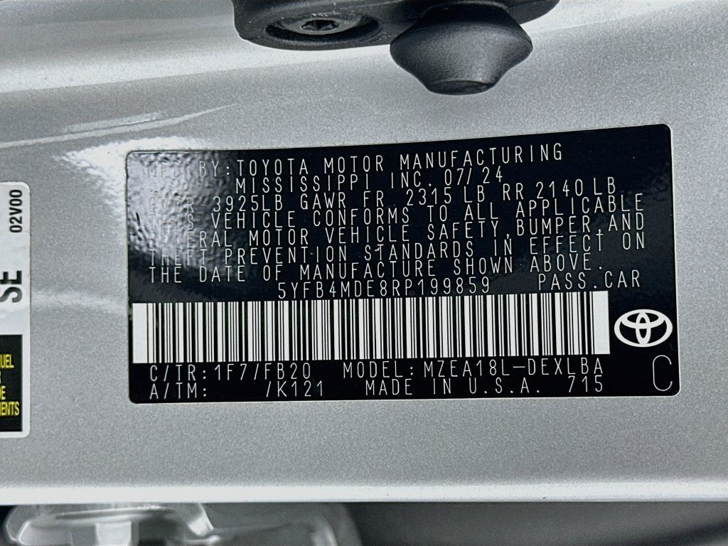 Certified 2024 Toyota Corolla LE FWD image 31