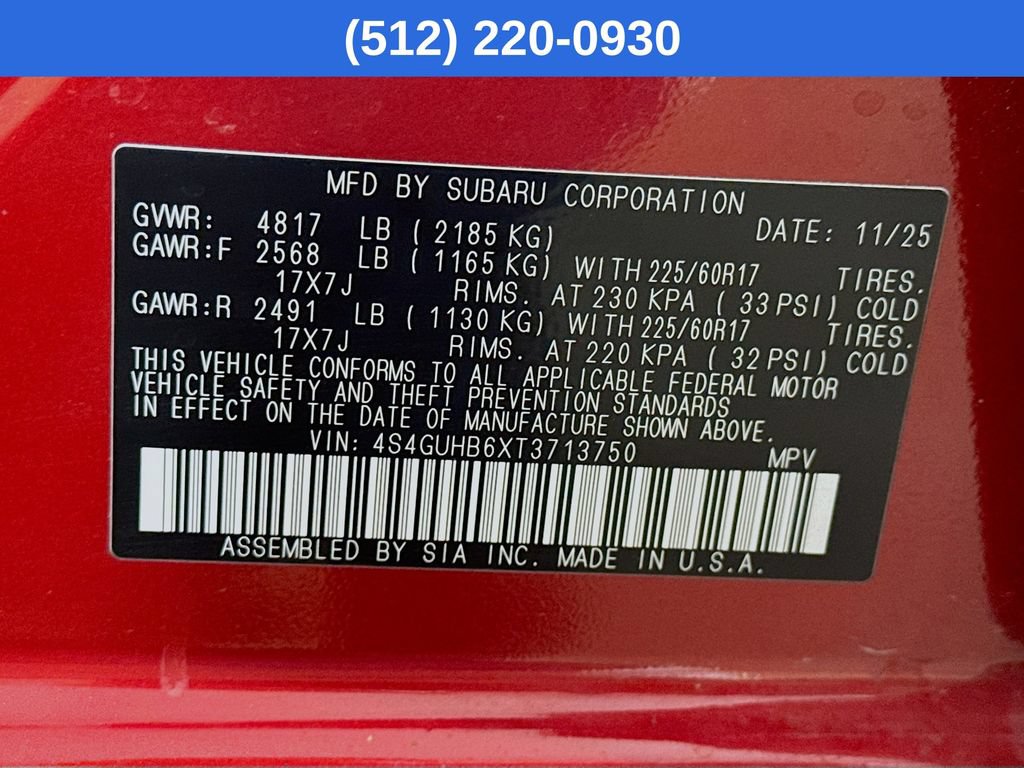 Used 2026 Subaru Crosstrek 2.5i AWD/4WD image 39