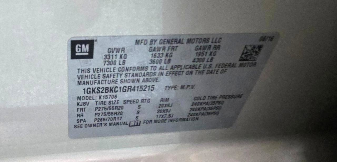 Used 2016 GMC Yukon SLT w/ Open Road Package image 49