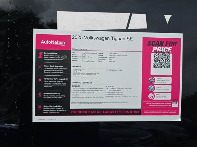 Used 2025 Volkswagen Tiguan SE AWD/4WD image 27