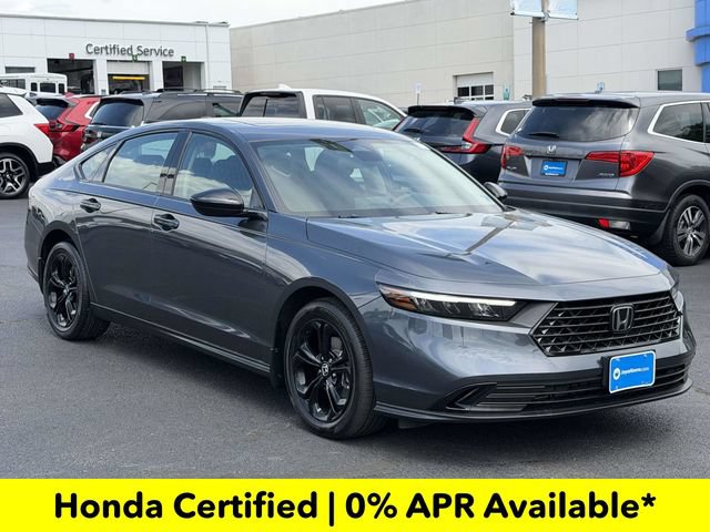 Certified 2025 Honda Accord SE