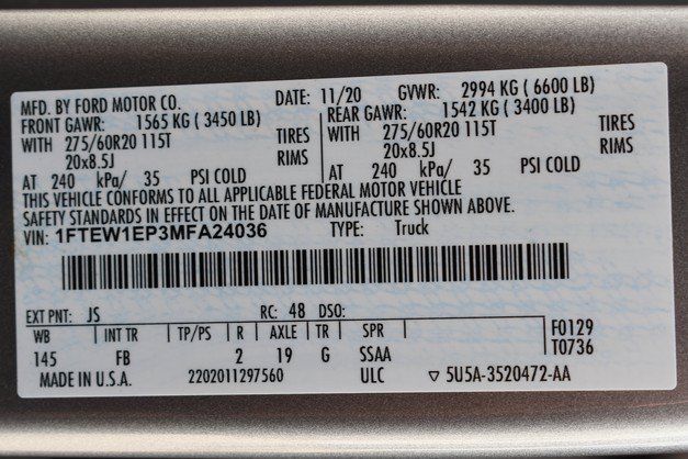 Used 2021 Ford F150 XLT w/ Equipment Group 302A High AWD/4WD image 33