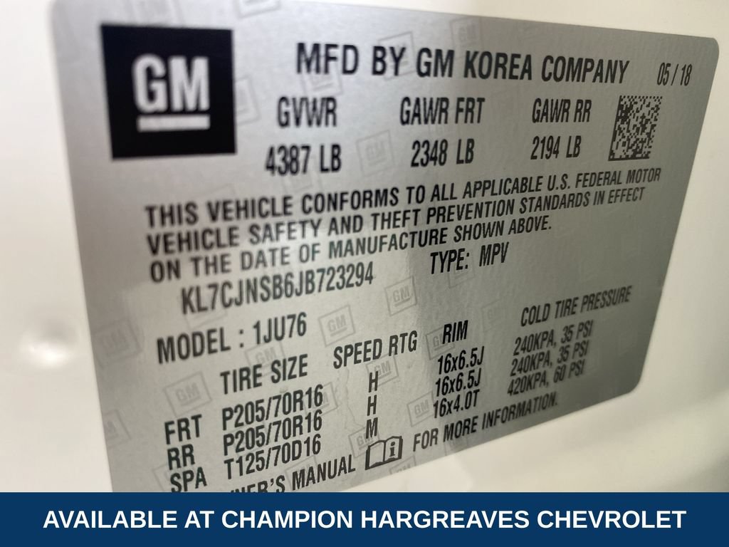 Certified 2018 Chevrolet Trax LS AWD/4WD image 42