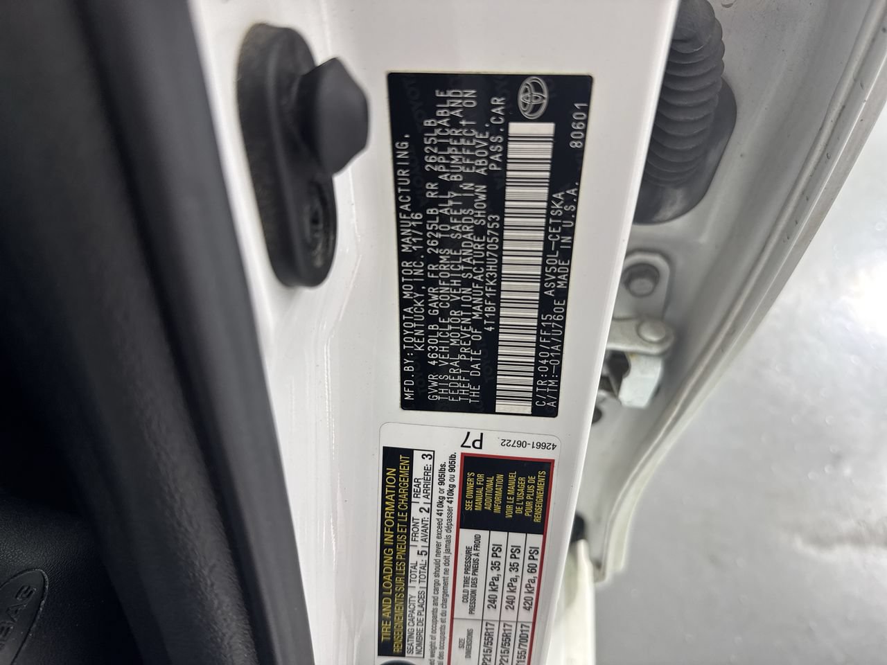 Used 2017 Toyota Camry SE FWD image 37